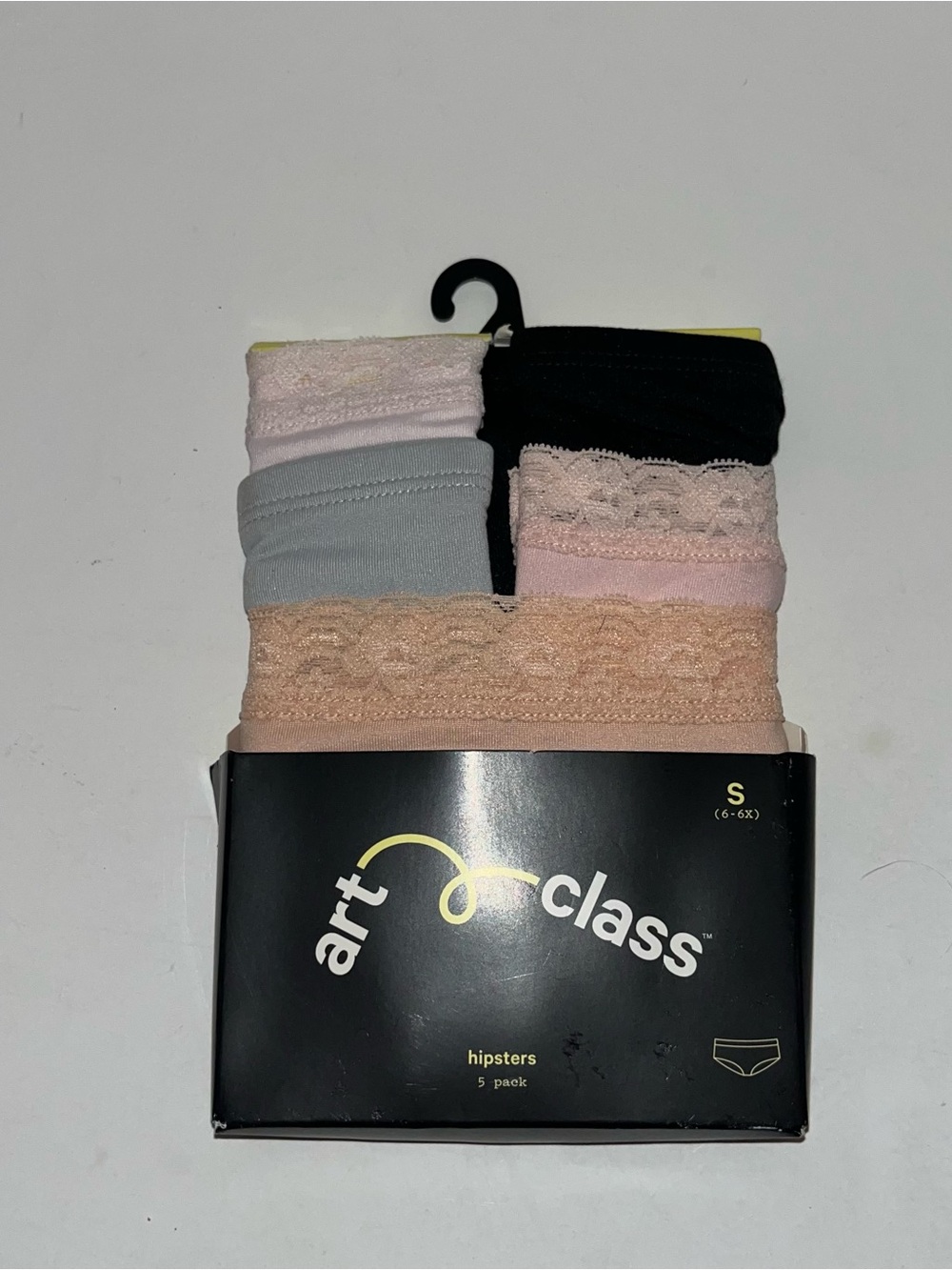 Art Class Hipster Panties 5 Pack Size S 6-6X